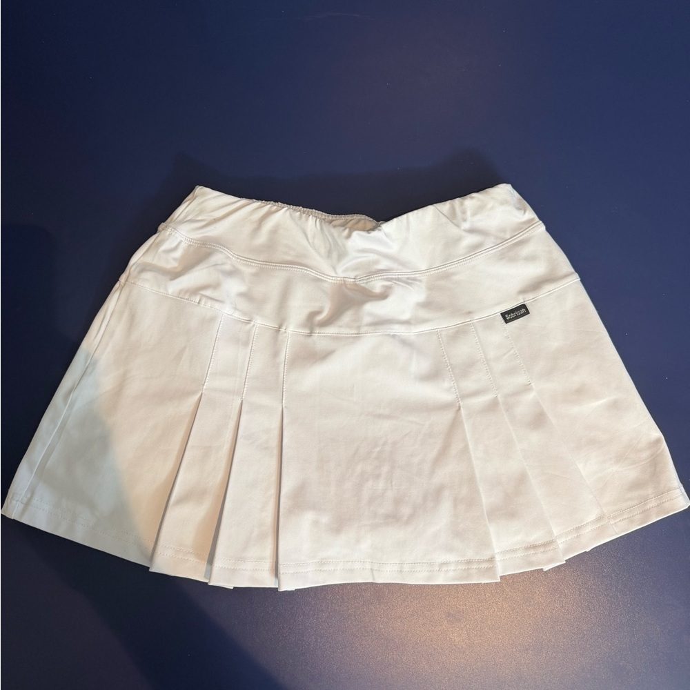 Sobrisah Women’s White Tennis Skirt